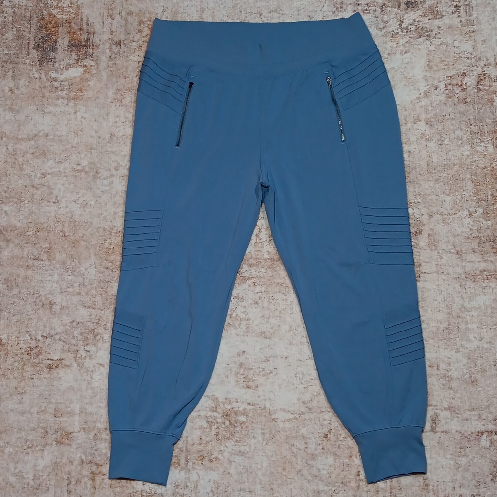 Athleta Blue Jogger Pants with Zip Pockets